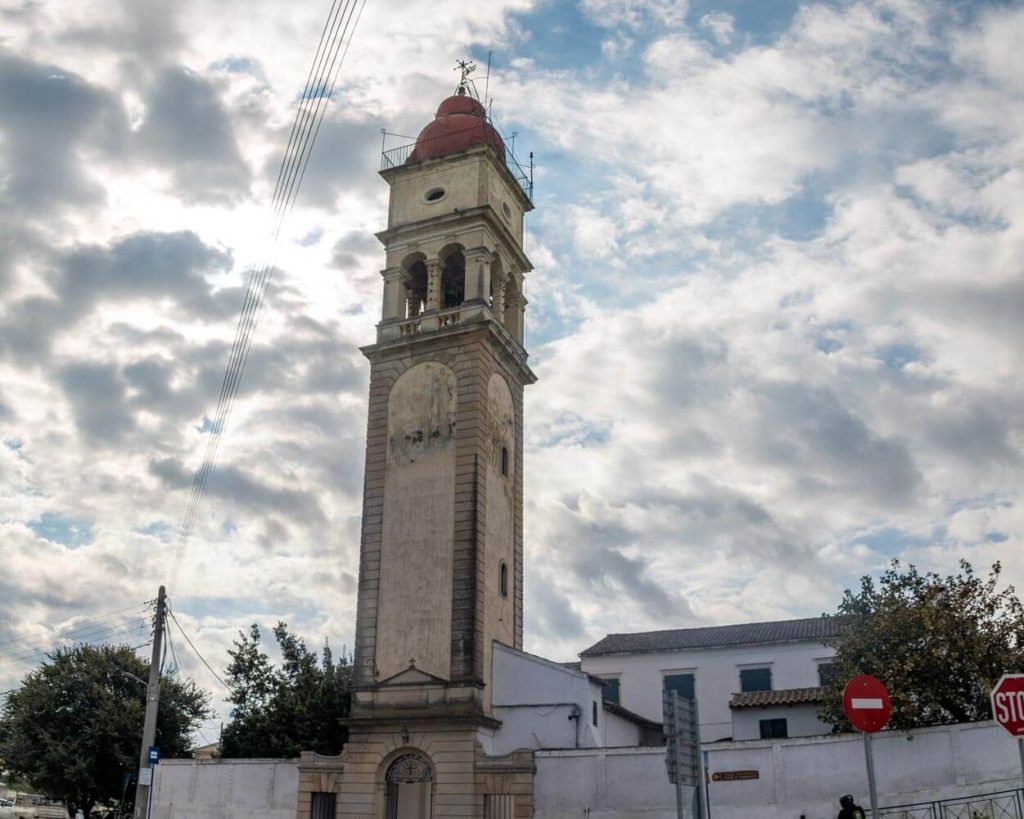 Clock tower of the Holy Monastery of Platytera Clock tower of the Holy Monastery of Platytera