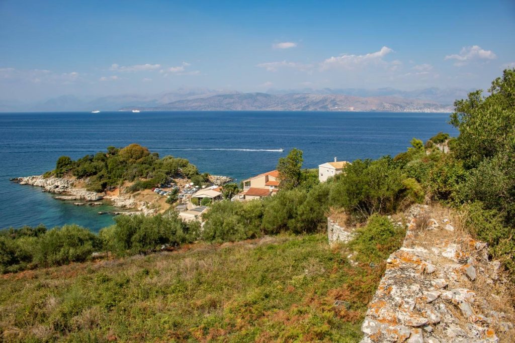 View from Kassiopi Castle View from Kassiopi Castle