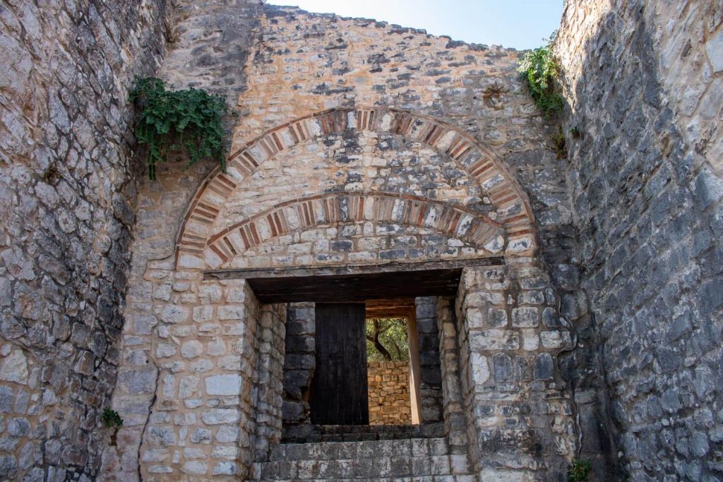 Entrance gate of Kassiopi Castle Entrance gate of Kassiopi Castle