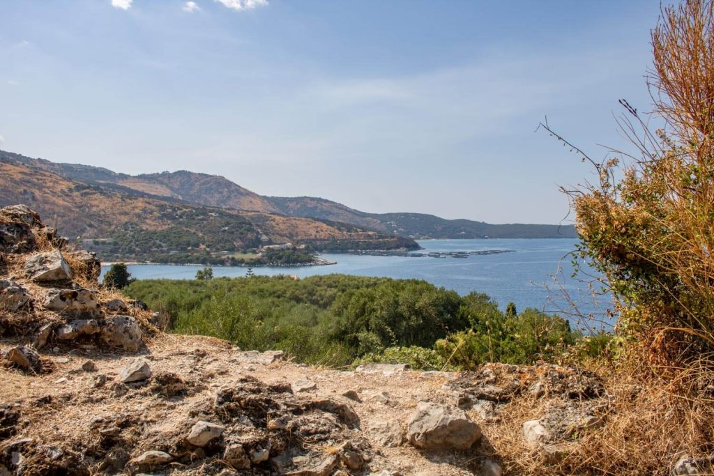 View from Kassiopi Castle View from Kassiopi Castle