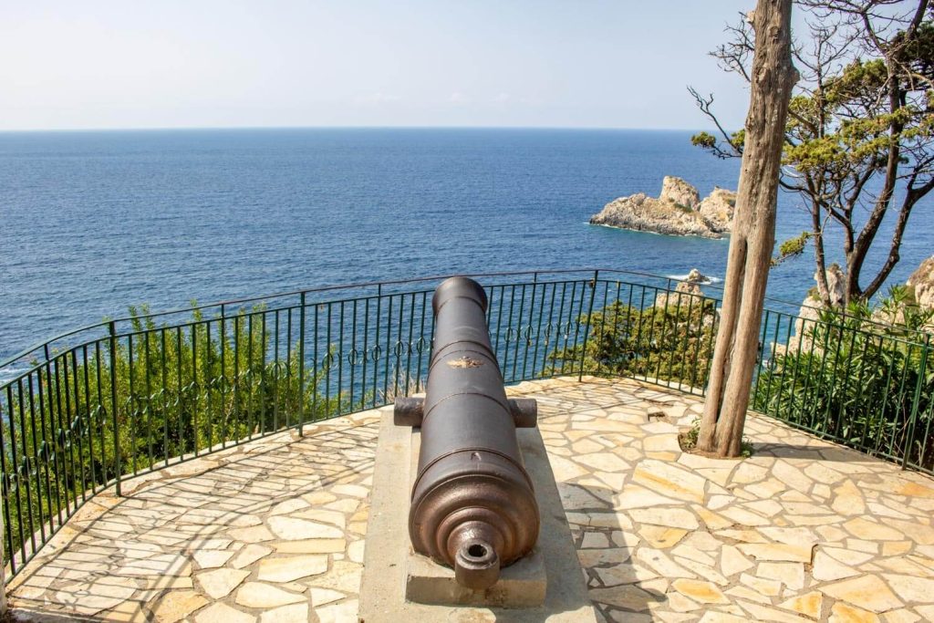 Canon at the Paleokastritsa Monastery Canon at the Paleokastritsa Monastery