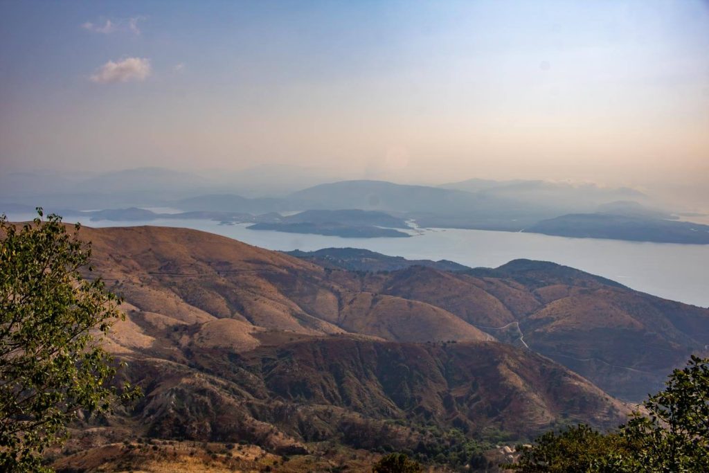 View from Pantokrator Monastery