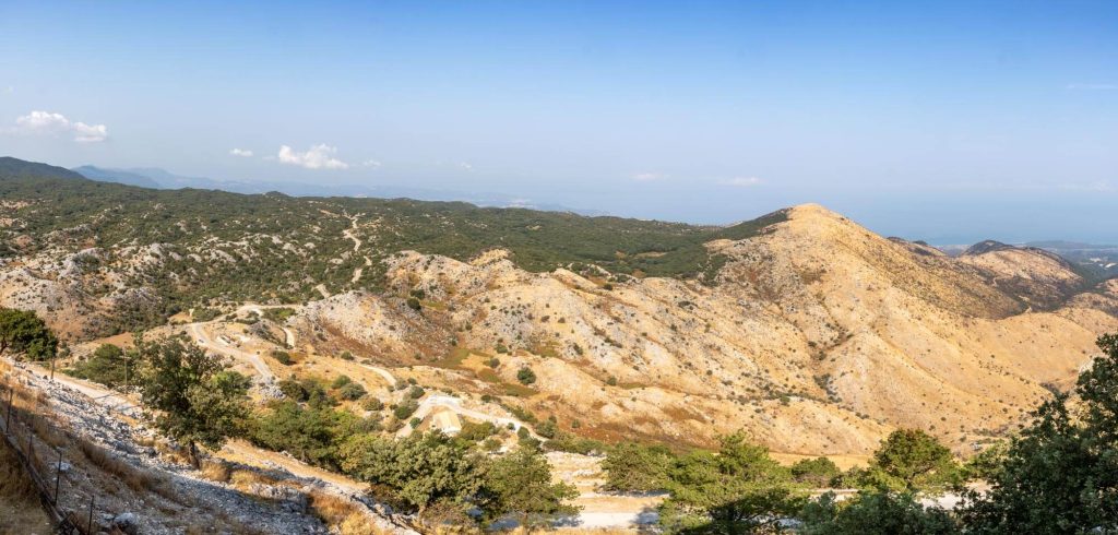 View from Pantokrator Monastery
