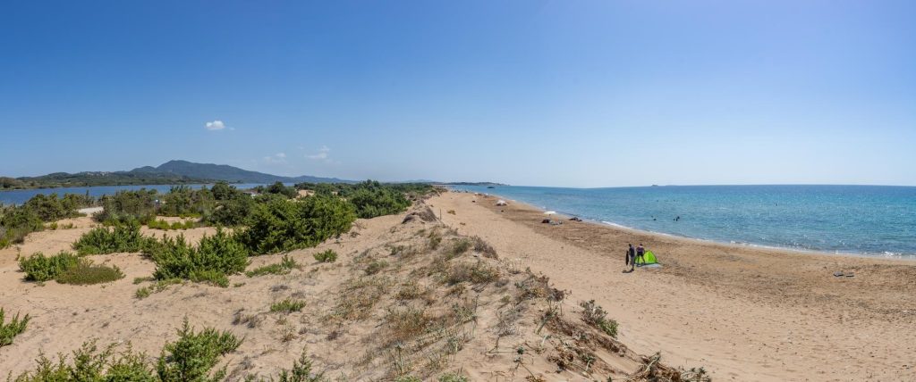Korission Lagoon and Chalikounas Beach Korission Lagoon and Chalikounas Beach