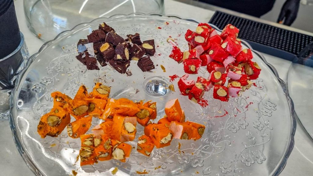 Nougat tasting Nougat tasting