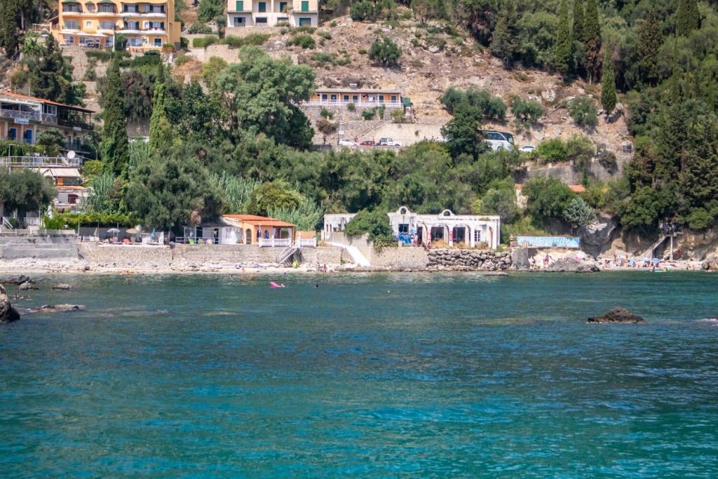 Veredosa Beach (right) and Platakia Beach (left) Veredosa Beach (right) and Platakia Beach (left)