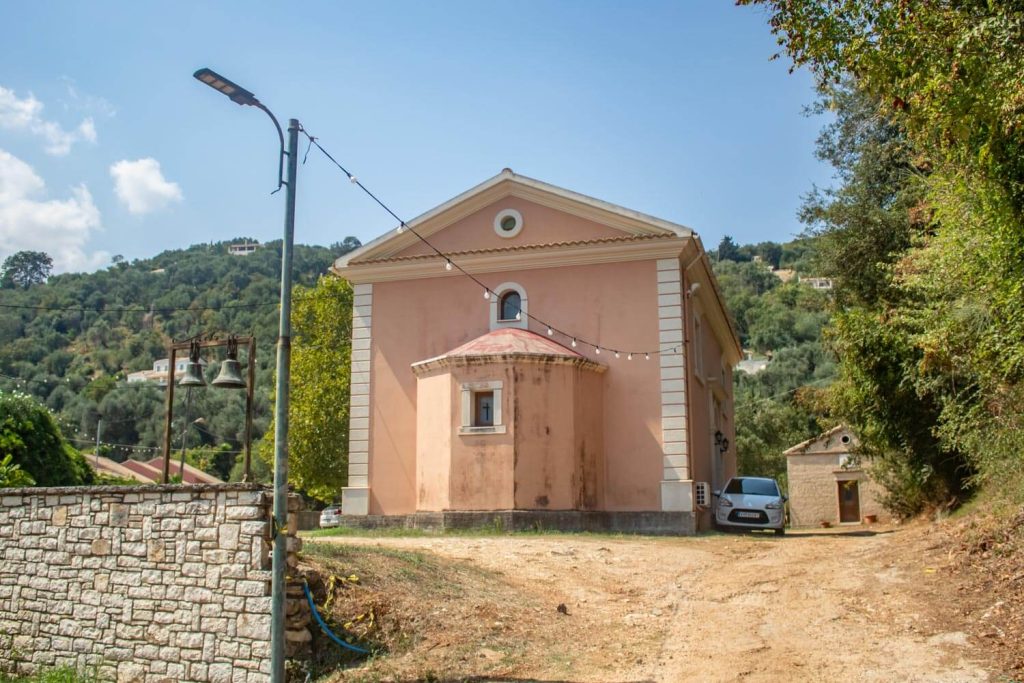 church of st stephen and george agios stefanos sinion corfu 1024x683
