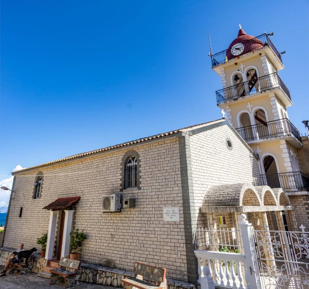 church of the assumption of the virgin mary moraitika corfu 1024x958