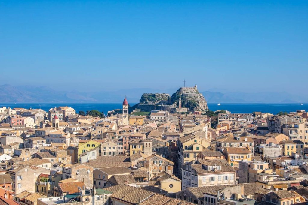 Old Fortress in Corfu Town Old Fortress in Corfu Town