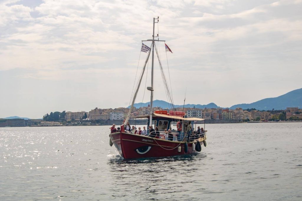 Ferry boat to Vido