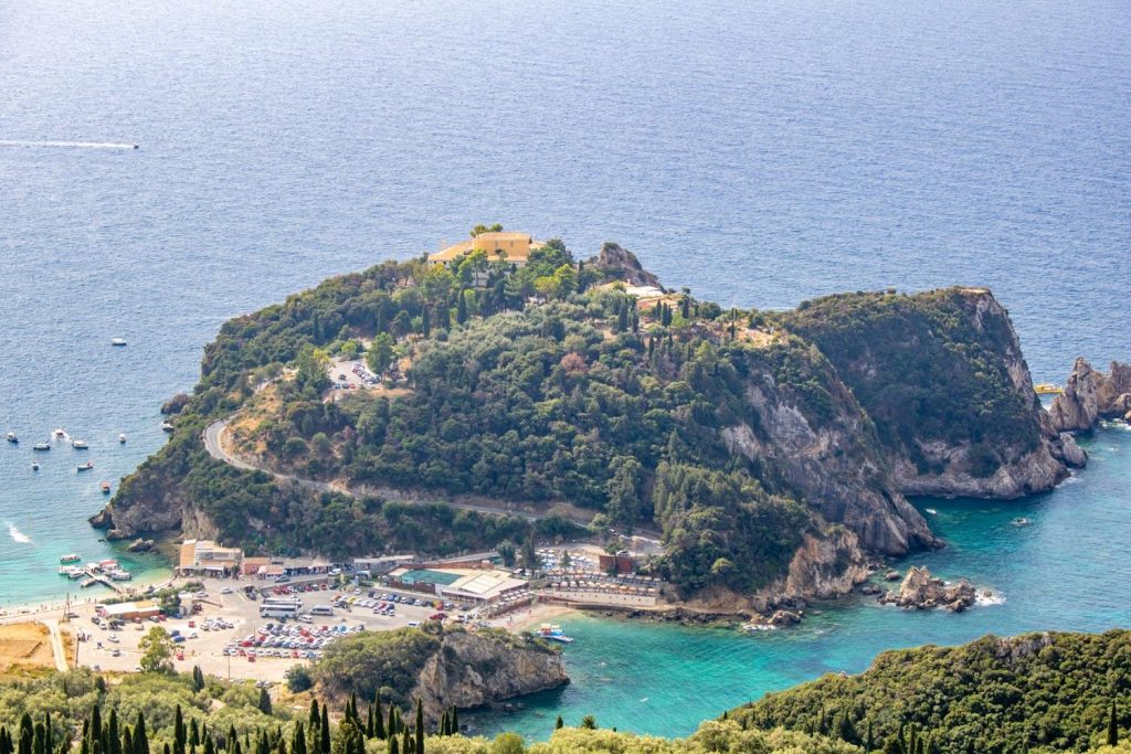paleokastritsa monastery view from lakones 1024x683