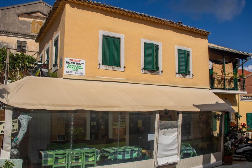 spiros bond 007 cafe pagoi corfu 1 1024x683