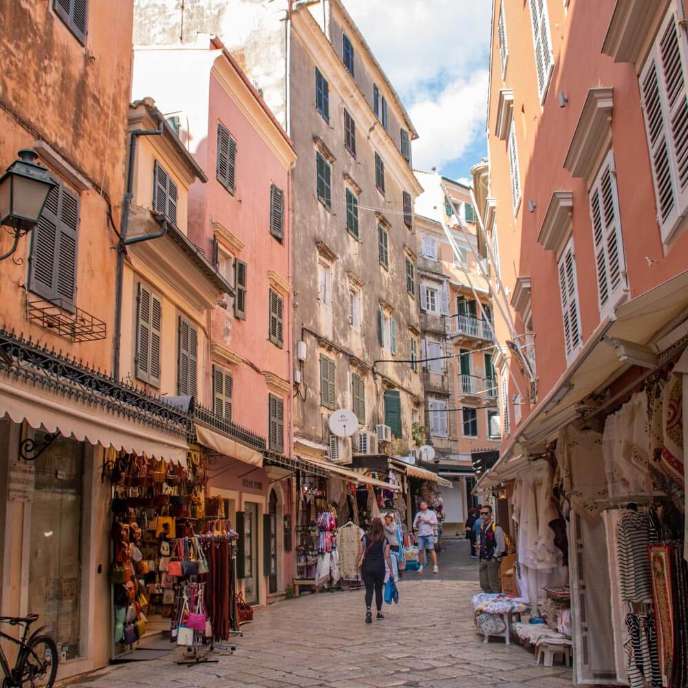 Corfu Old Town Bazaar Corfu Old Town Bazaar